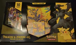 Pokemon Pikachu & Zekrom-GX Premium Collection Box - Factory Sealed - Image 1