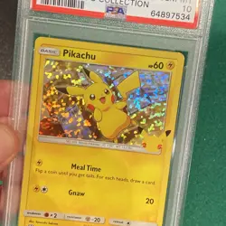 2021 Pokemon McDonald's Collection 25th Aniv PIKACHU Holo PSA 10 GEM MINT 25/25 - Image 2