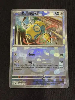 Pokemon Dunsparce (Master Ball Pattern) 079/131 Sv: Prismatic Evolutions Holo - Image 1