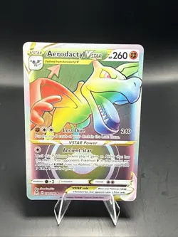 Pokemon Aerodactyl VSTAR (Secret) 199/196 Swsh11: Lost Origin Holo - Image 1