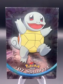 Topps Pokemon Squirtle #07 Chrome TV Animation Series - Image 1