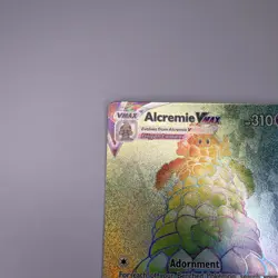 Pokemon Pokemon TCG Alcremie VMAX Secret Rare 073/072 Shining Fates Rainbow NM - Image 3