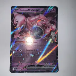 Pokemon TCG TEAM ROCKET'S MEWTWO Black Star Promo NM - Image 1