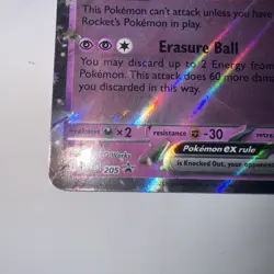 Pokemon TCG TEAM ROCKET'S MEWTWO Black Star Promo NM - Image 5