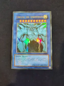GBI-002 Obelisk the Tormentor Ultra Rare Blue Back LP/NM - Image 1