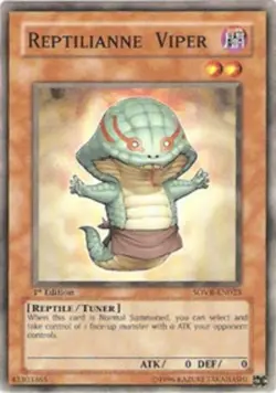 Reptilianne Viper - SOVR-EN023 - Common - Unlimited Edition - Moderately Played - Image 1