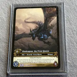World of Warcraft TCG Blizzard 2009 1/1 Extended Art Sindragosa, the Frost Queen - Image 1