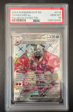 PSA 10 - Charizard ex 074 Sv: Scarlet & Violet Promo Cards Holo - Image 1