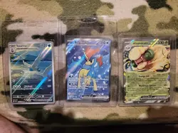 Lot Of 3 Pokemon Tcg Cards Illustration Rare Full Art Ex - Image 1