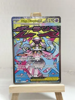 Pokemon TCG Mega Diancie Ex 267/217 Mega Attack Rare Card Ascended Heroes NM - Image 1