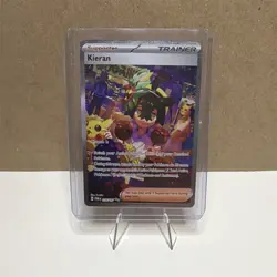 Pokemon Kieran Trainer Full Art Special Illustration Rare Holo SV06 218/167 Card - Image 1