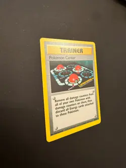 Pokemon TCG Trainer Card Pokemon Center Base 85/102 Regular LP! - Image 2