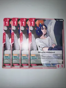 Gundam TCG GD02-126 Shuji’s Hideout X4 Playset Card Game CCG English - Image 1