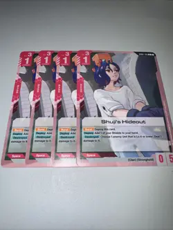 Gundam TCG GD02-126 Shuji’s Hideout X4 Playset Card Game CCG English - Image 4