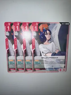 Gundam TCG GD02-126 Shuji’s Hideout X4 Playset Card Game CCG English - Image 5