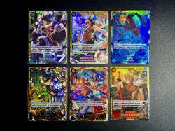One Piece TCG SEC 6 Card Lot Luffy Sanji Sabo - Image 1