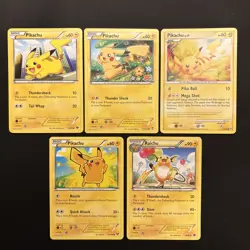 Pokemon TCG Pickachu Raichu Lover’s Card Lot (5 Cards) - Image 1