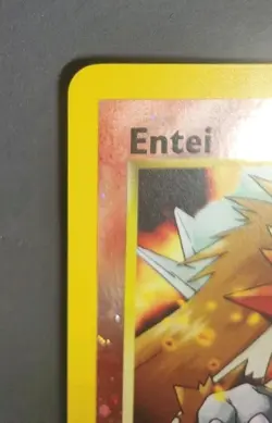 Near Mint Reverse Holographic WOTC Black Star Promotional Pokemon Card Entei #34 - Image 2