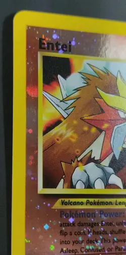 Near Mint Reverse Holographic WOTC Black Star Promotional Pokemon Card Entei #34 - Image 3