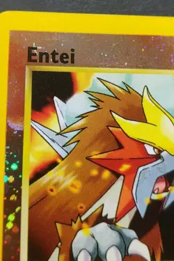 Near Mint Reverse Holographic WOTC Black Star Promotional Pokemon Card Entei #34 - Image 4