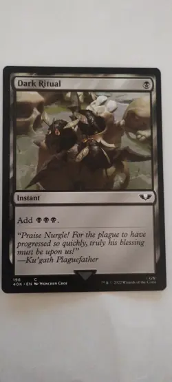 Dark Ritual Universes Beyond: Warhammer 40000 Regular MtG Instant Playing Card - Image 1