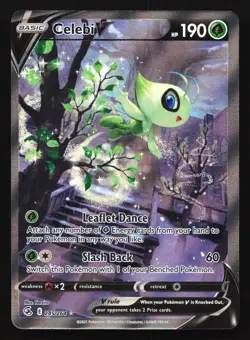 Celebi V (Alternate Full Art) 245/264 Fusion Strike Ultra Rare Pokemon Card - Image 1