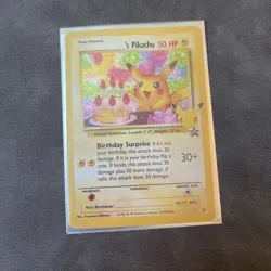 Pikachu Birthday Surprise #24 Classic Collectible Card Mint Condition 1995 Promo - Image 2
