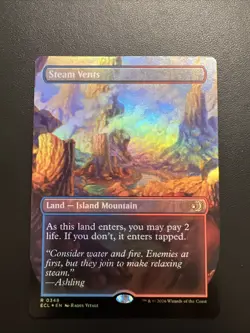 Steam Vents (Borderless) [Lorwyn Eclipsed] 348 NM Foil - Image 1