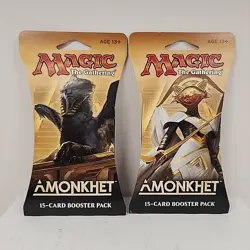 Magic the Gathering 2017 Amonkhet Booster Pack Factory Sealed NOS 2 Packs - Image 1