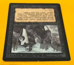 MTG BLACK KNIGHT Beta (OldManMTG 007-694) - Image 5