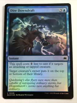 MTG Bloomburrow Dire Downdraft Foil 0046 NM - Image 1