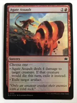 MTG Bloomburrow Agate Assault Foil 0122 NM - Image 1