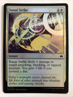 MTG Bloomburrow Sonar Strike Foil 0032 NM - Image 1
