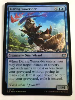 MTG Bloomburrow Daring Waverider Foil 0044 NM - Image 1