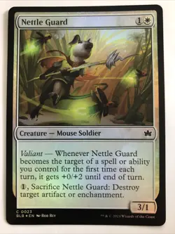MTG Bloomburrow Nettle Guard Foil 0023 NM - Image 1