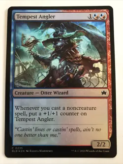 MTG Bloomburrow Tempest Angler Foil 0235 NM - Image 1