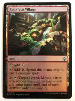 MTG Bloomburrow Rockface Village Foil 0259 NM - Image 1