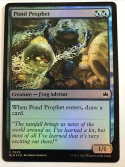 MTG Bloomburrow Pond Prophet Foil 0229 NM - Image 1