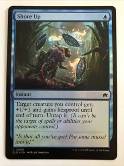 MTG Bloomburrow Shore Up Foil 0069 NM - Image 1