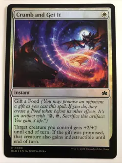 MTG Bloomburrow Crumb And Get It Foil 0008 NM - Image 1