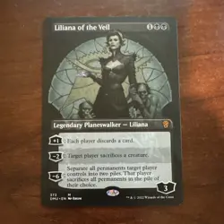 Wizards Magic: The Gathering Liliana of the Veil Dominaria Mythic Black 373 - Image 1