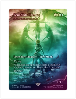 1x Benedikta Harman, Showcase FCA Art Foil, Final Fantasy, MTG NM - Image 1