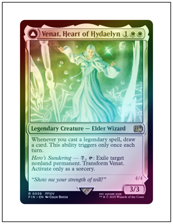 1x Venat, Heart of Hydaelyn, Foil, Magic The Gathering MTG NM - Image 1