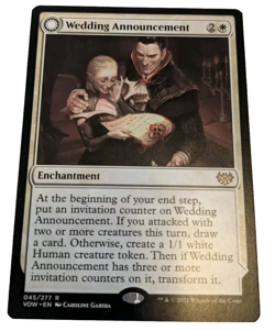 ​MTG Crimson Vow Wedding Announcement / Wedding Festivity, Near Mint​ - Image 1