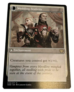 ​MTG Crimson Vow Wedding Announcement / Wedding Festivity, Near Mint​ - Image 2