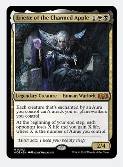 ***Custom Commander Deck*** Eriette of the Charmed Apple - Evil Auras - MTG EDH - Image 1