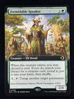 Formidable Speaker (Extended Art) Lorwyn Eclipsed #0366 ECL - Image 1