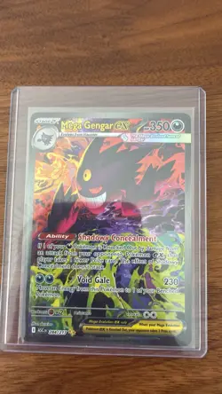 Mega Gengar ex 284/217 SIR Secret Rare Pokemon Ascended Heroes MINT Pack Fresh - Image 3