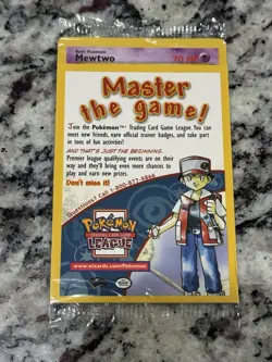 1x Sealed MEWTWO # 14 Black Star Promo Master the Game WOTC Pokemon Card - Image 1