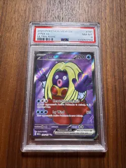2023 Pokemon Mew En Jynx Ex Ultra Rare #191/165 PSA 8 - Image 1